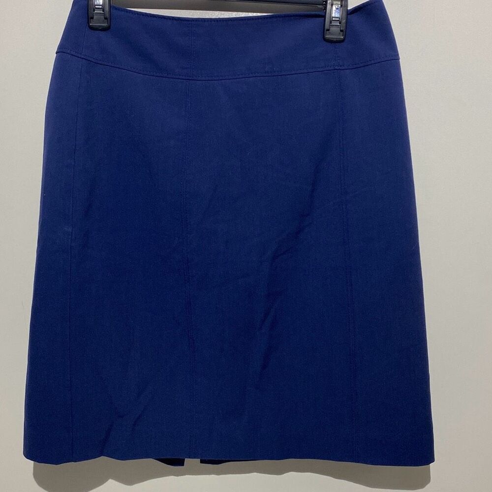 Worthington Womens Navy Blue Pencil Skirt Size 10 Professional Workwear‎ Stretch
